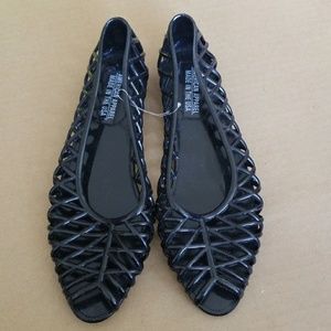 American Apparel Jelly Flats